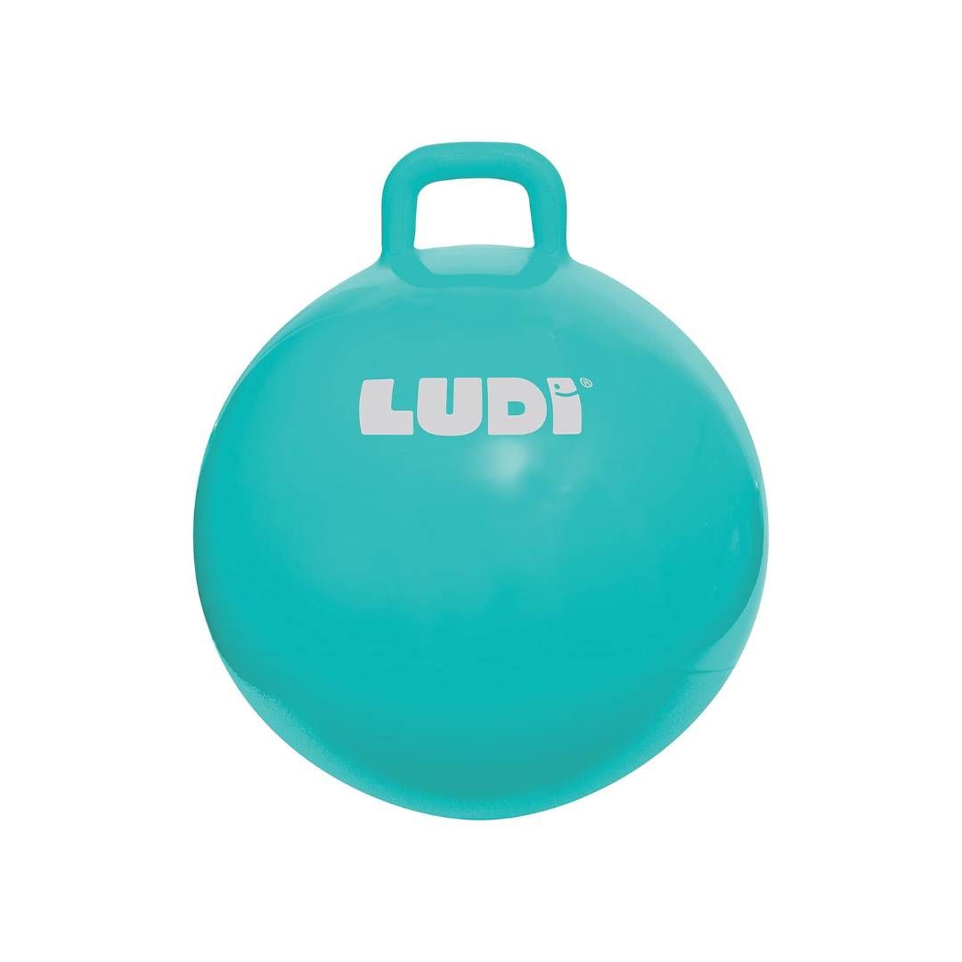 LUDI - Ballon Sauteur XXL Bleu Clair