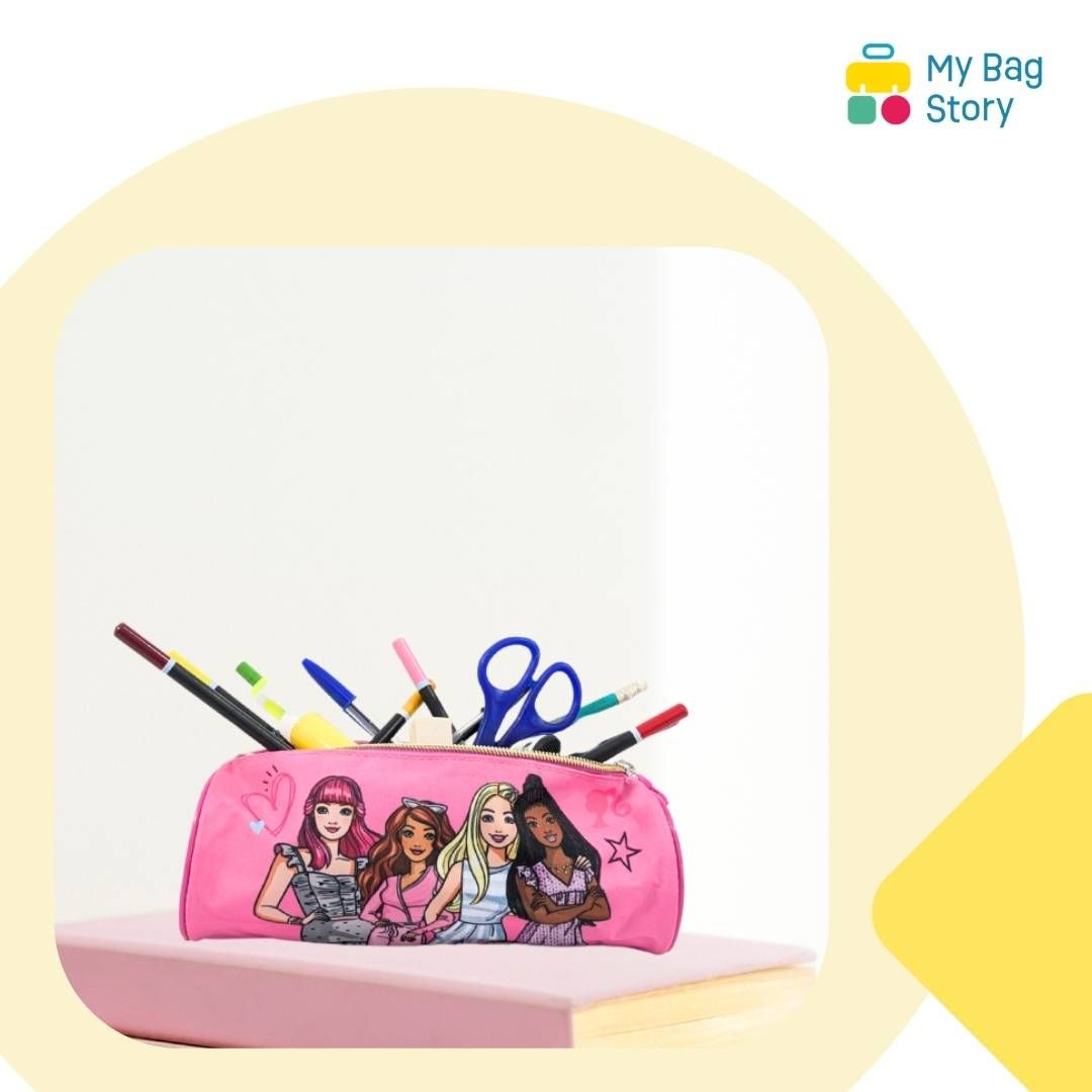 Mybagstory - Trousse Enfant Barbie - 22 cm – Rose