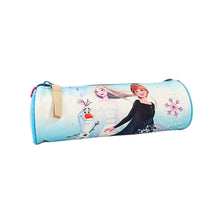 Mybagstory - Trousse Enfant La Reine des Neiges - 21 cm – Bleu clair (Anna, Elsa & Olaf)