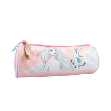 Mybagstory - Trousse Ronde Enfant La Reine des Neiges - 21 cm – Rose clair (Elsa & Olaf)