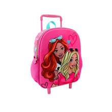 Mybagstory - Sac à dos à roulettes Fille 3D – Rose - 30.5 cm