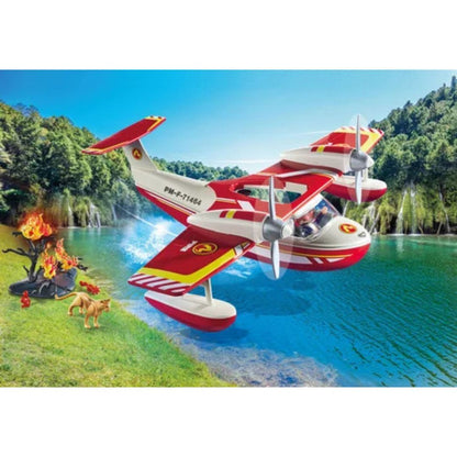 Playmobil 71463 - Hydravion avec pompier