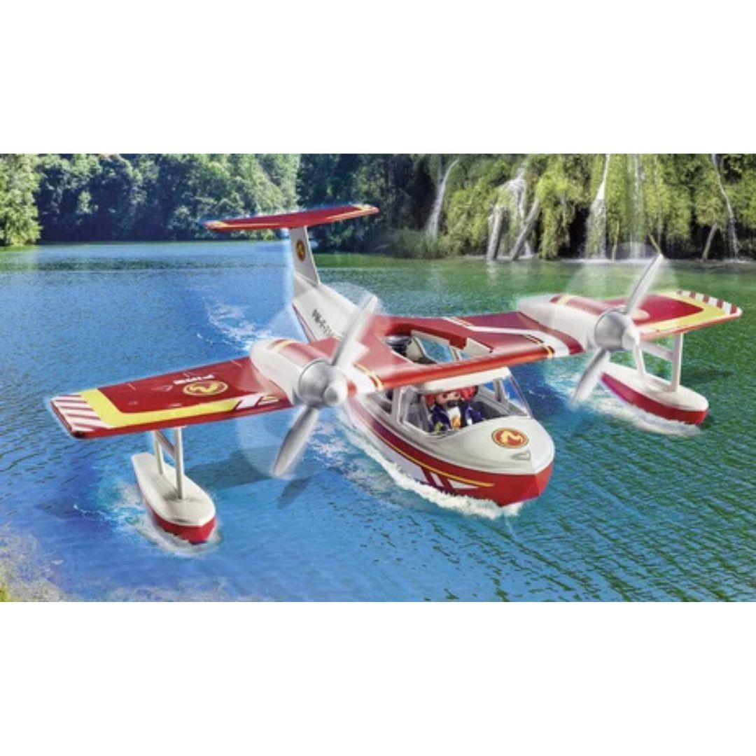 Playmobil 71463 - Hydravion avec pompier