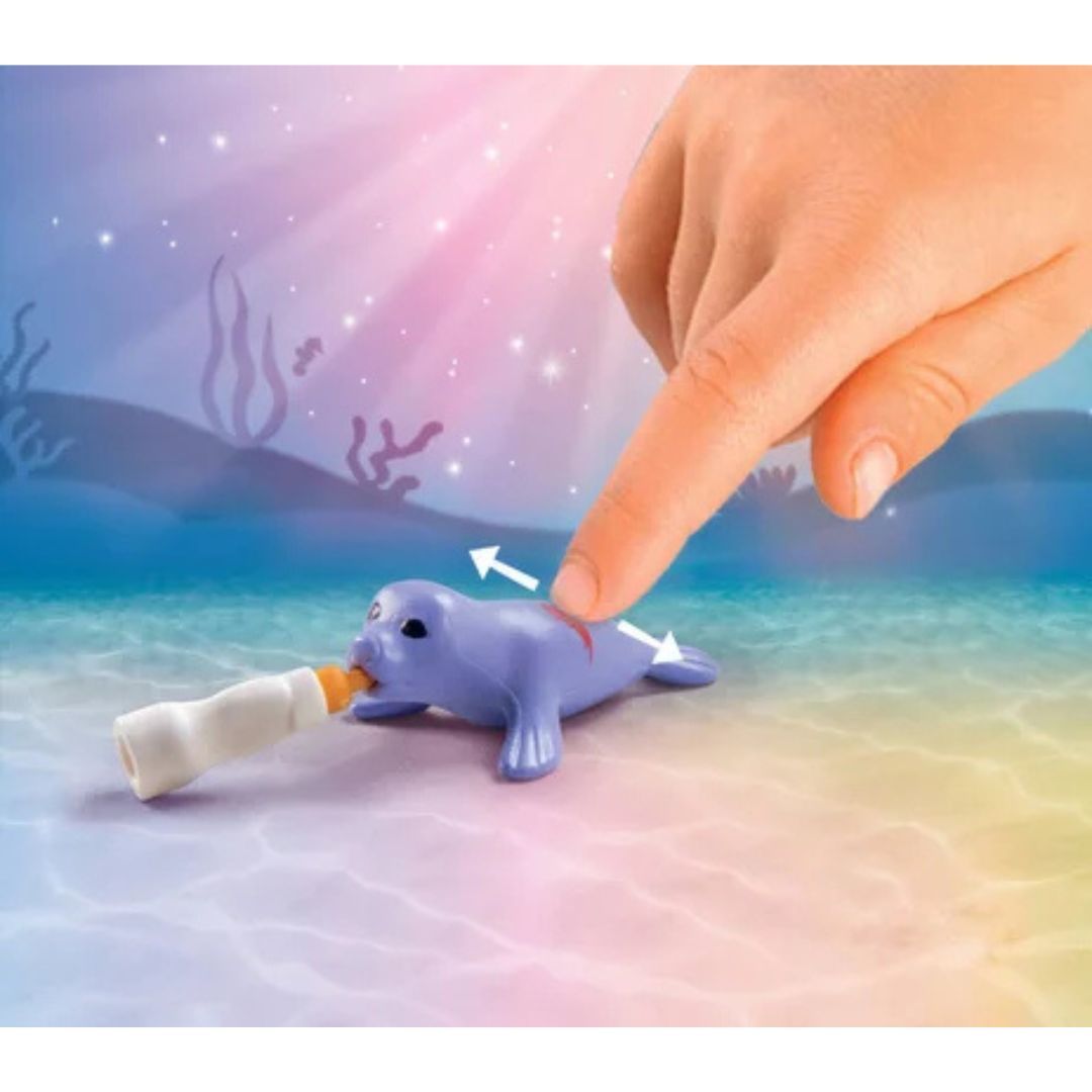 Playmobil 71499 - Centre soin Sirènes animaux marins
