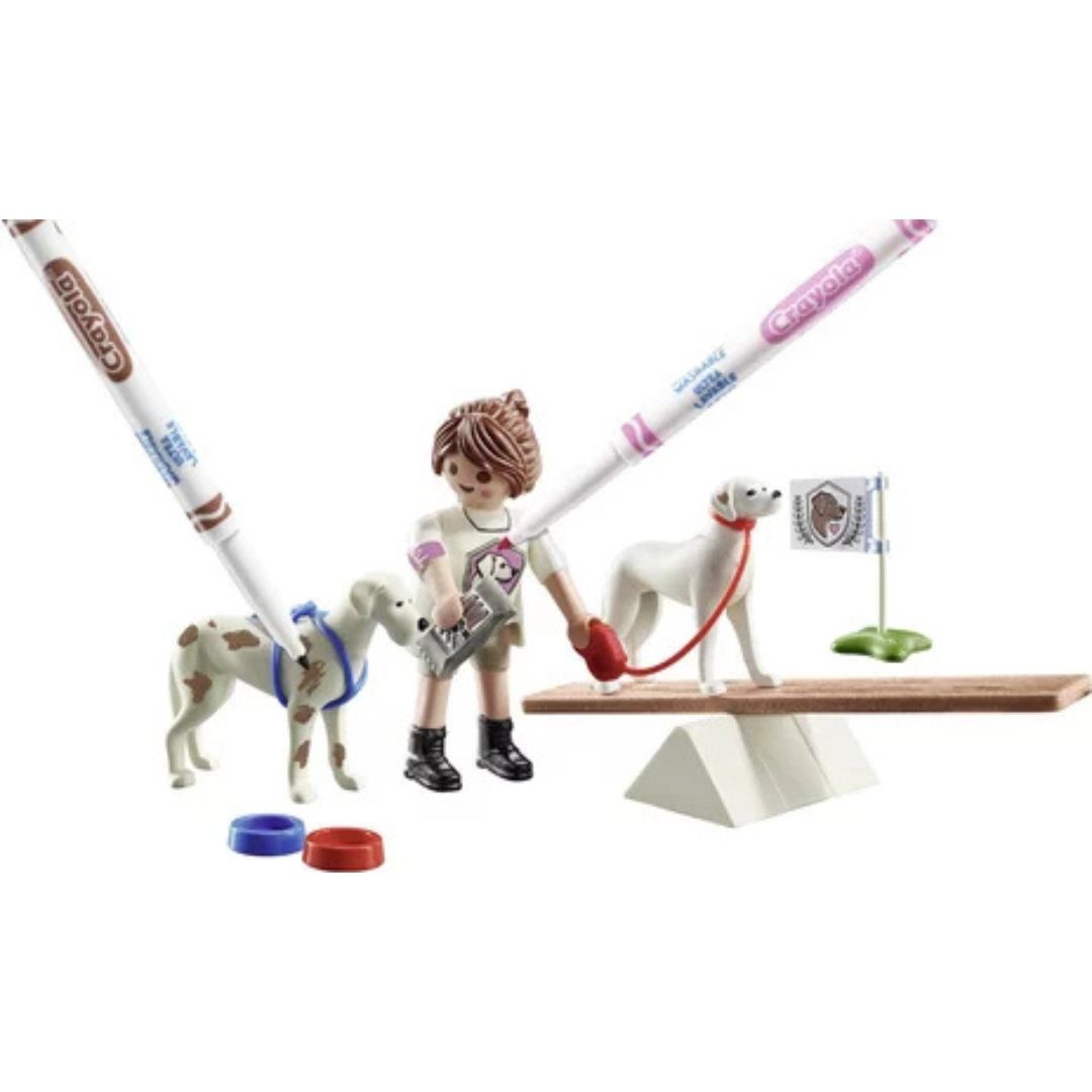 Playmobil 71517 - Educatrice avec chiens - Color