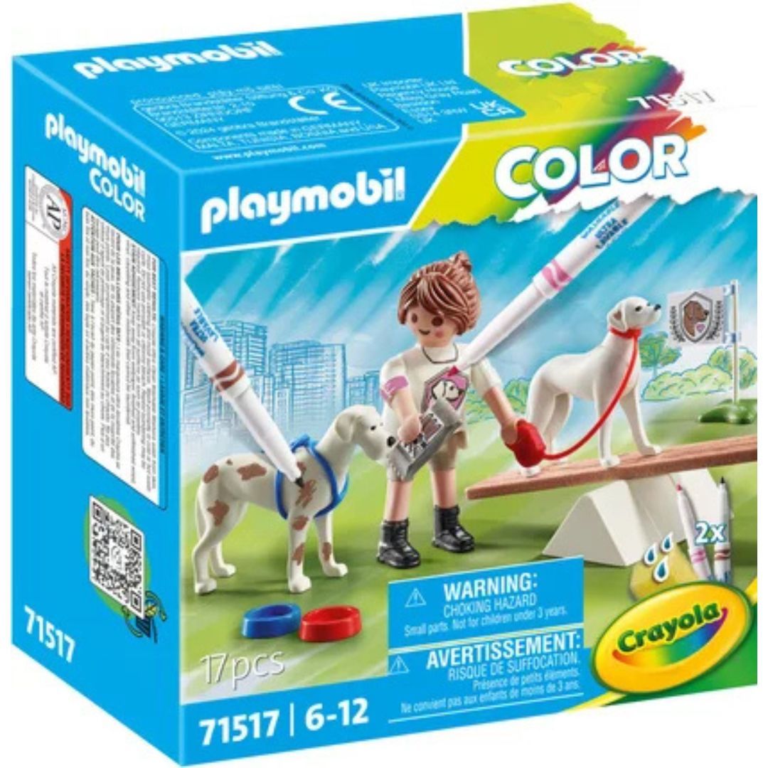 Playmobil 71517 - Educatrice avec chiens - Color