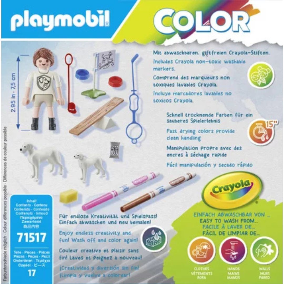Playmobil 71517 - Educatrice avec chiens - Color