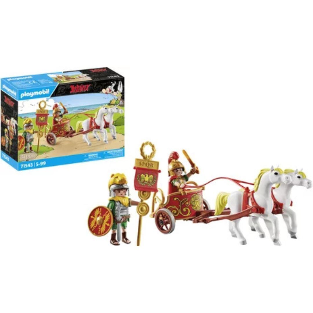 Playmobil 71543 - Astérix - César avec char et chevaux