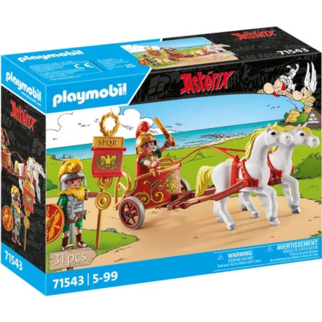 Playmobil 71543 - Astérix - César avec char et chevaux