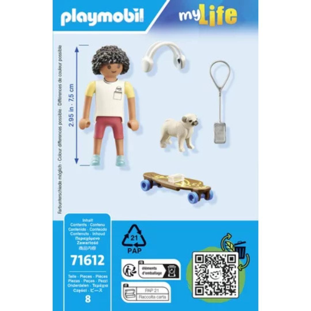 Playmobil 71612 - Adolescent avec chien