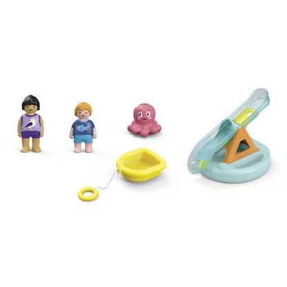 Playmobil 71687 JUNIOR AQUA - Îlot avec toboggan aquatique
