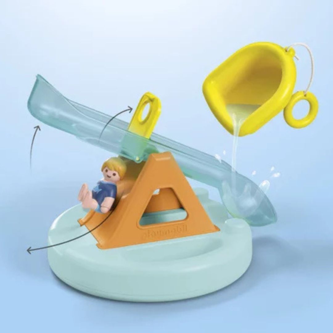Playmobil 71687 JUNIOR AQUA - Îlot avec toboggan aquatique