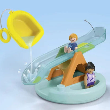 Playmobil 71687 JUNIOR AQUA - Îlot avec toboggan aquatique
