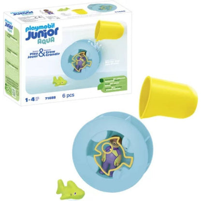 Playmobil 71688 JUNIOR AQUA - Roue aquatique avec bébé requin