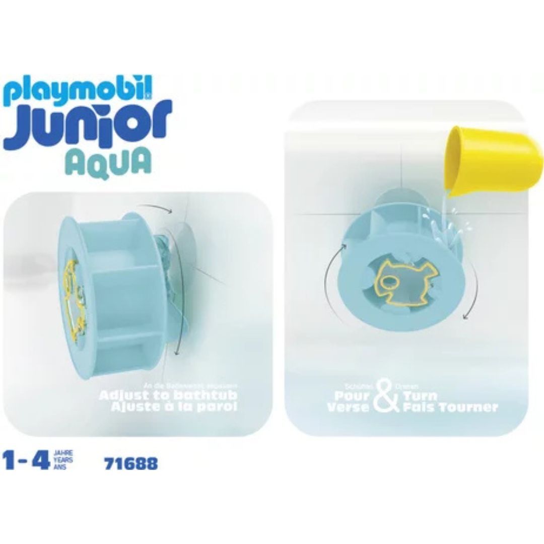 Playmobil 71688 JUNIOR AQUA - Roue aquatique avec bébé requin