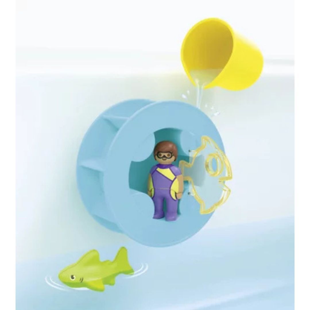 Playmobil 71688 JUNIOR AQUA - Roue aquatique avec bébé requin