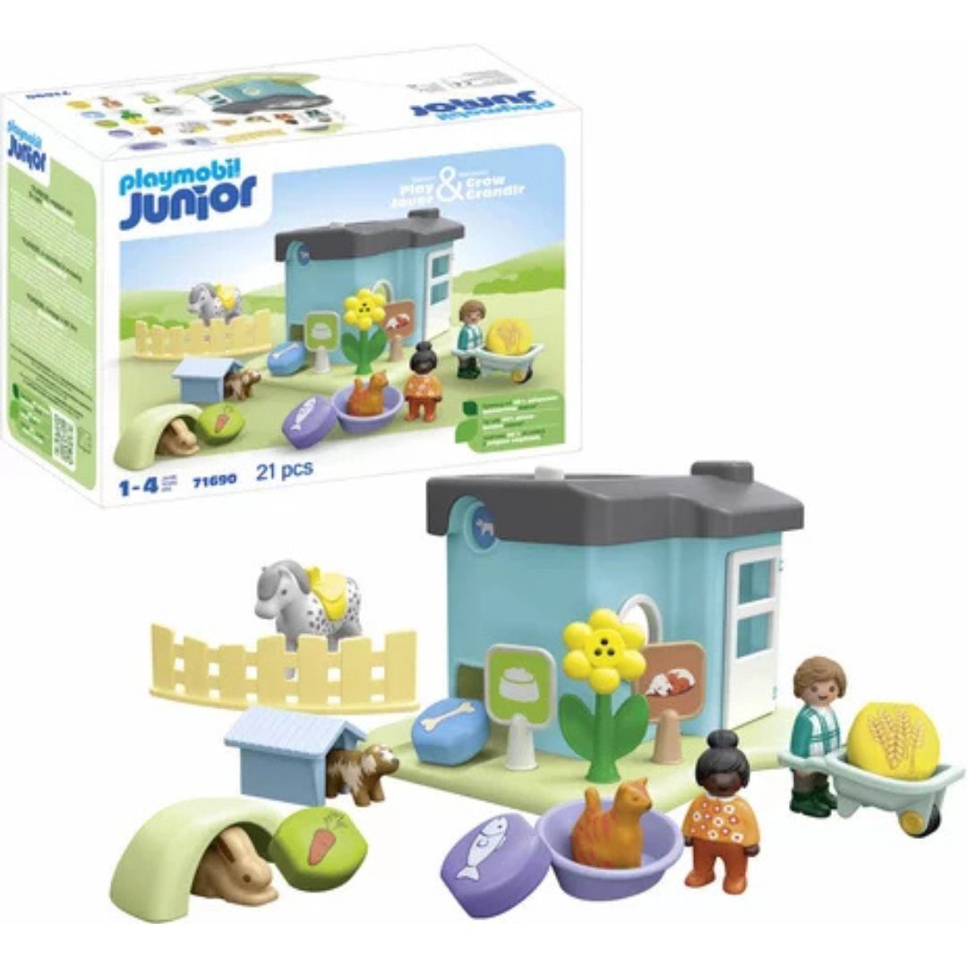 Playmobil 71690 JUNIOR AQUA - Maison des animaux