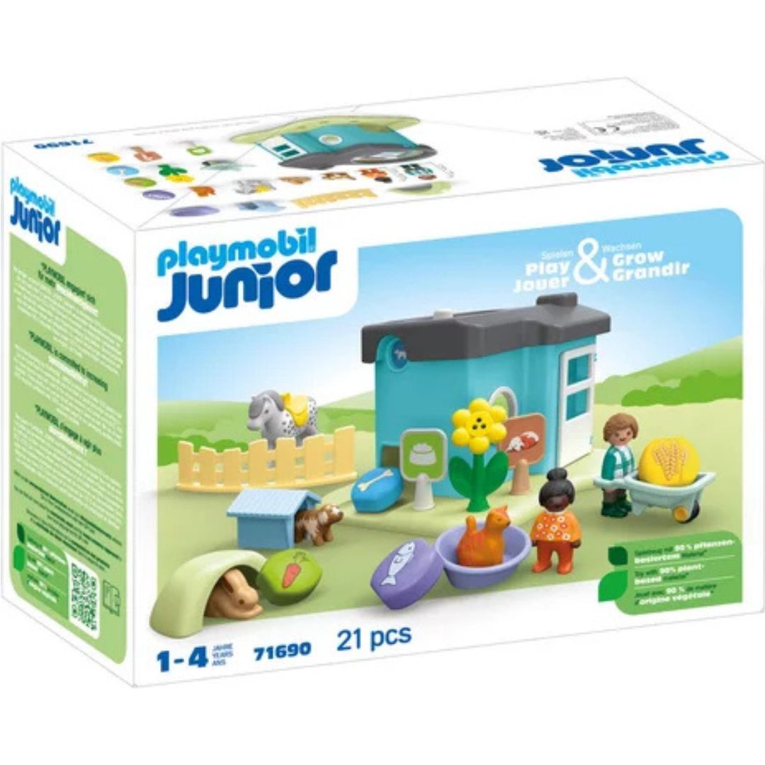 Playmobil 71690 JUNIOR AQUA - Maison des animaux