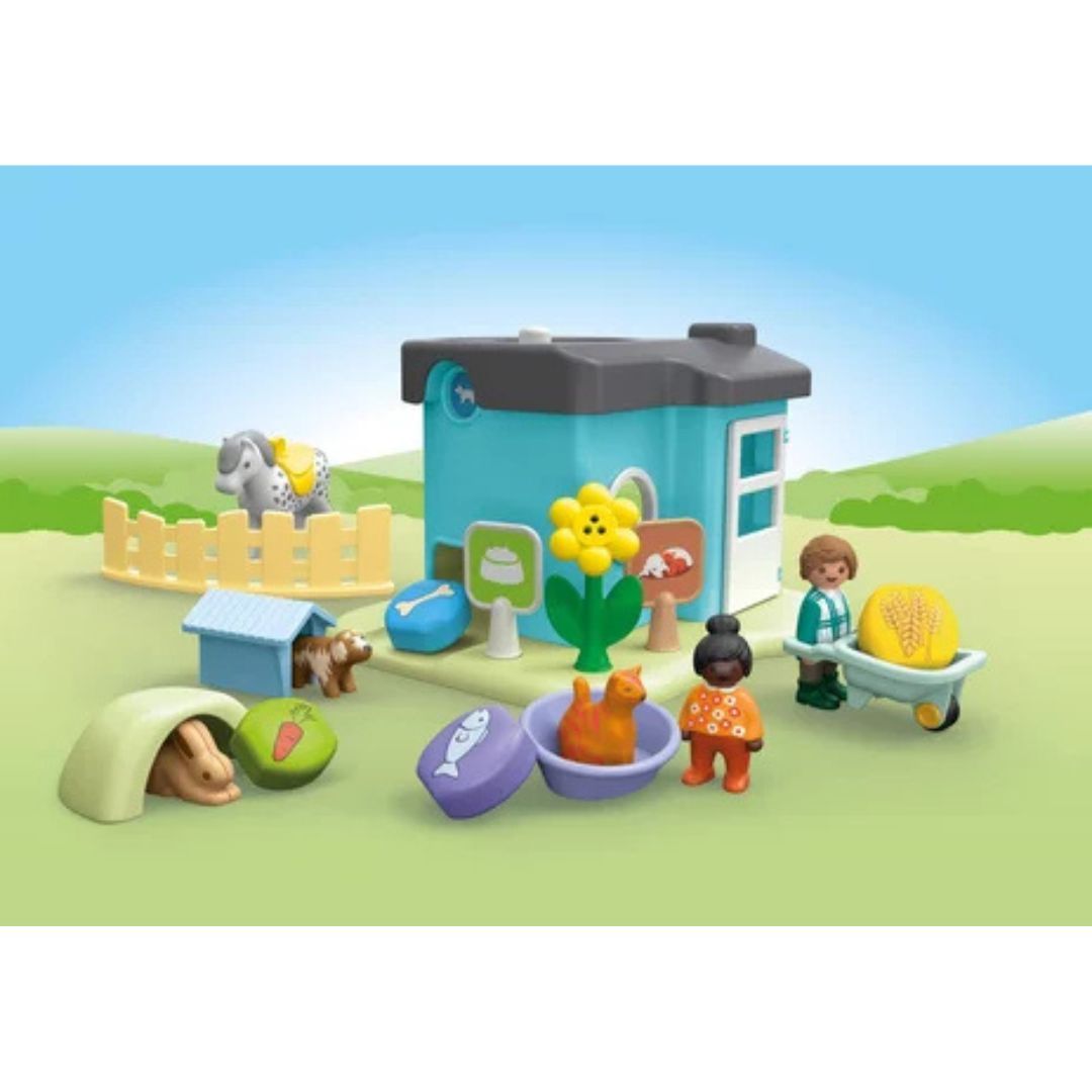 Playmobil 71690 JUNIOR AQUA - Maison des animaux