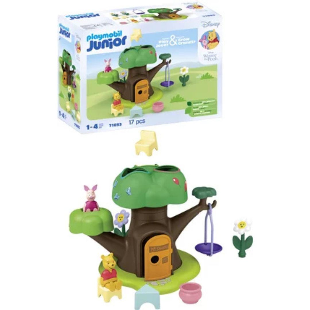 Playmobil 71693 JUNIOR - Winnie l'ourson et Porcinet avec cabane