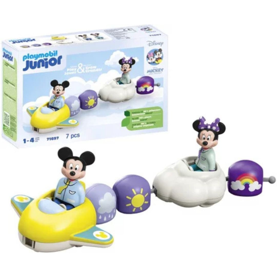 Playmobil 71697 JUNIOR - Train des nuages de Mickey et Minnie