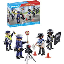 Playmobil 71730 - Set métiers police - 4 policiers