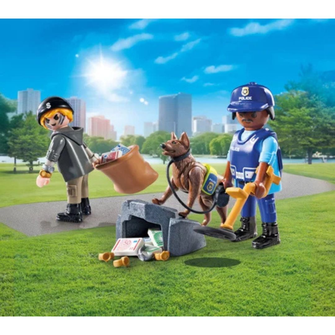 Playmobil 71731 - Policier chien de recherche