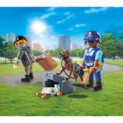 Playmobil 71731 - Policier chien de recherche
