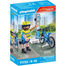 Playmobil 71732 - Policier cycliste