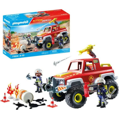 Playmobil 71824 - Véhicule de pompiers
