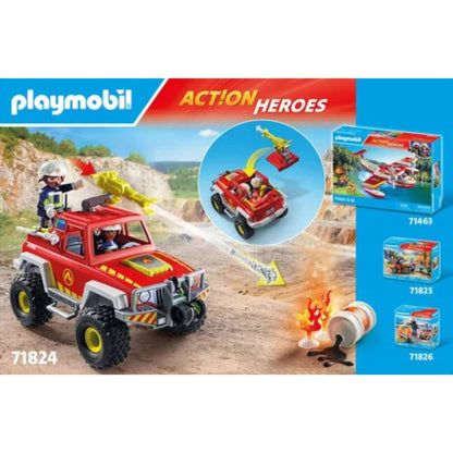Playmobil 71824 - Véhicule de pompiers