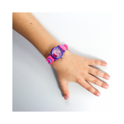 Montre pour enfant Peppa Pig Rose/Violette