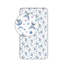 My Sweety Pop - Drap Housse Enfant Stitch Blanc "arc-en-ciel" 90x200 cm