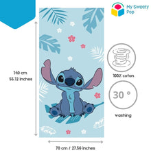 My Sweety Pop - Serviette de plage Lilo & Stitch "Bleu"