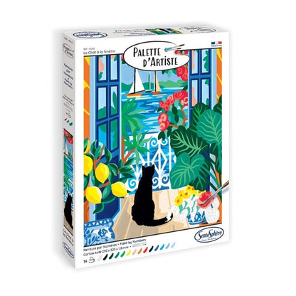 Sentosphère - Palette d'artiste - Le Chat à la fenêtre