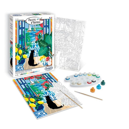Sentosphère - Palette d'artiste - Le Chat à la fenêtre