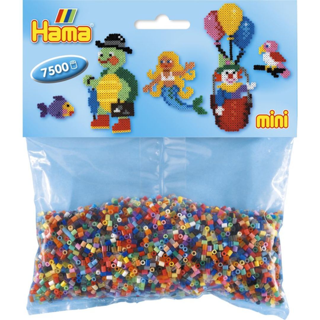 Hama - Mini sachet 7500 perles - 48 couleurs - 583