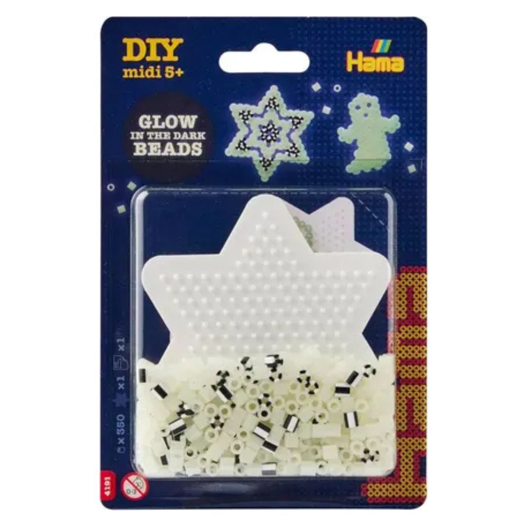 Hama - Midi blister PM 450 perles phospho - 4191