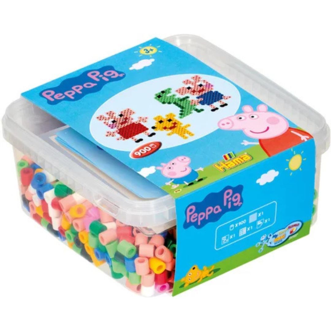 Hama - Maxi boîte perles et plaque " Peppa Pig" - 8750