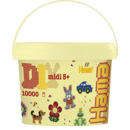Hama - Midi Baril 10000 perles - 22 couleurs - 180-67