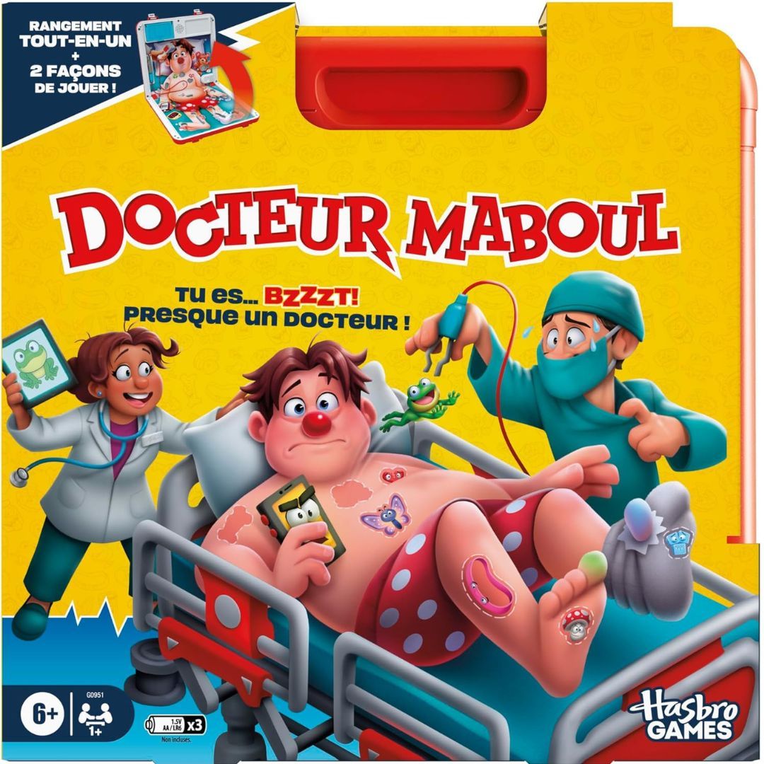 Hasbro - Docteur Maboul, Jeu de Plateau électronique