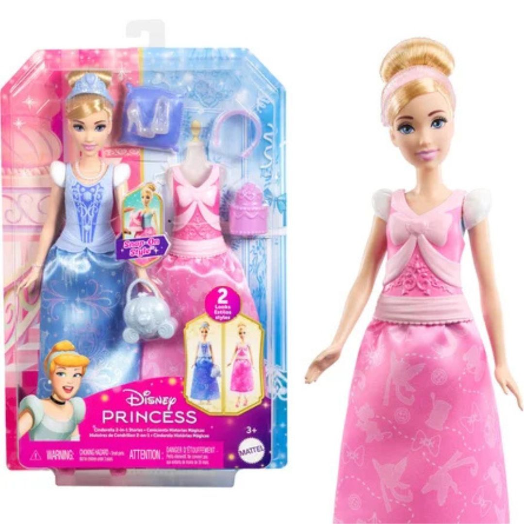 Princesses Disney - Poupée Cendrillon et Tenues