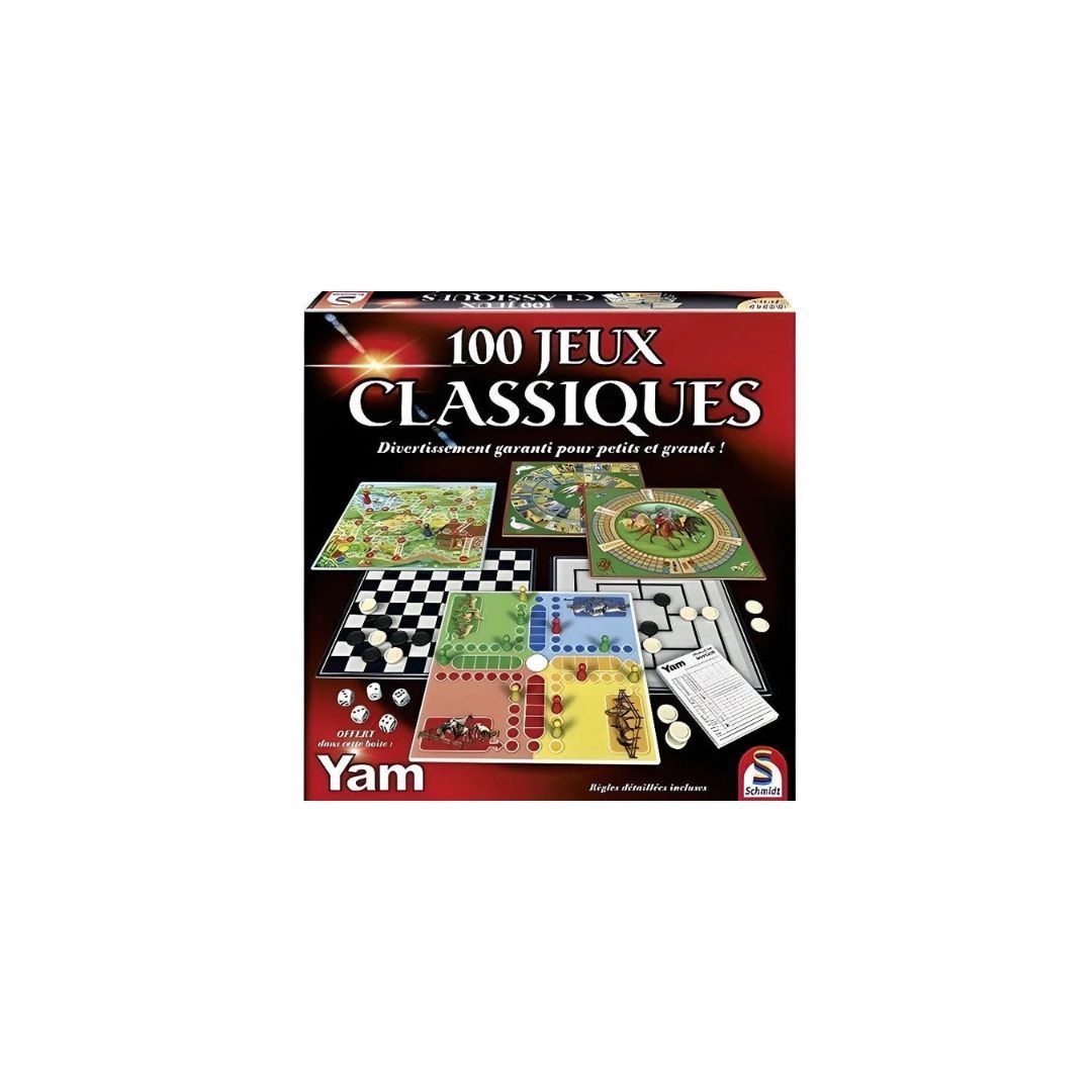 Schmidt - Malette de Jeu - 100 Jeux Classiques