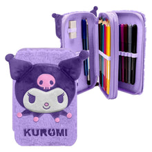 mybagstory - Trousse en Peluche Kuromi Garnie 2 Compartiments