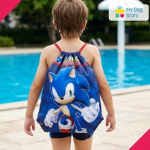 Mybagstory - Sac de piscine Sonic bleu 44 cm