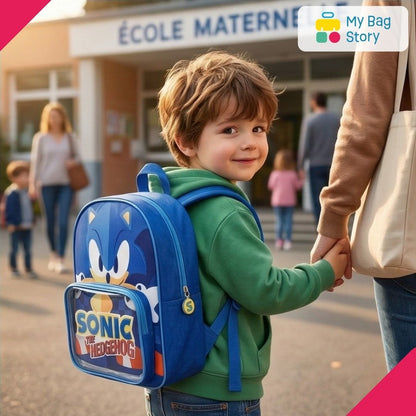 Mybagstory - Sac à Dos Enfant Sonic - Bleu
