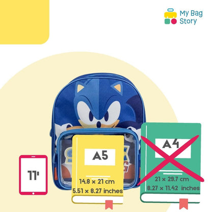 Mybagstory - Sac à Dos Enfant Sonic - Bleu
