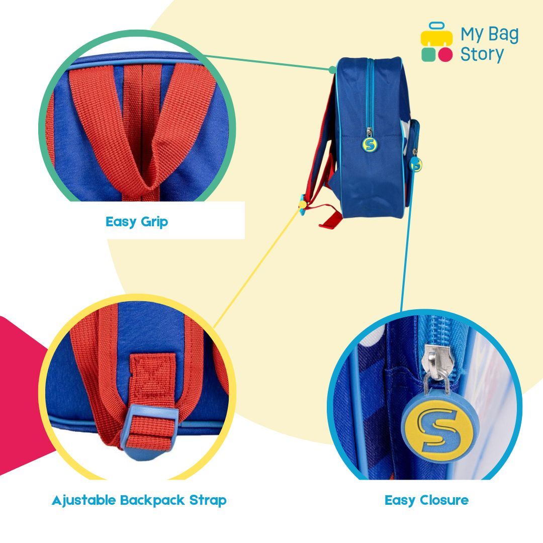 Mybagstory - Sac à Dos Enfant Sonic - Bleu