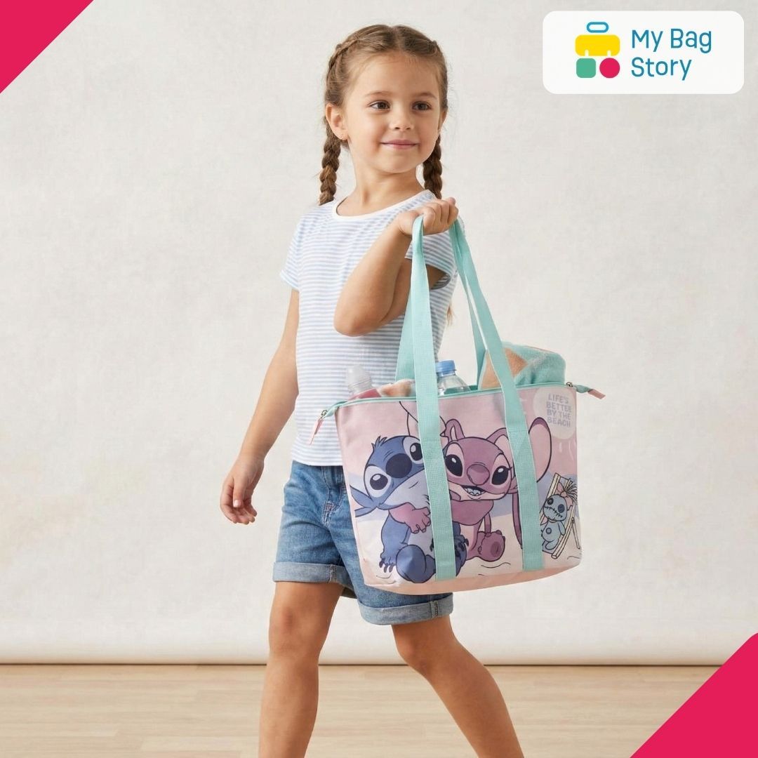 Mybagstory - Sac de Plage Stitch & Angel