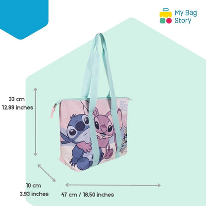 Mybagstory - Sac de Plage Stitch & Angel